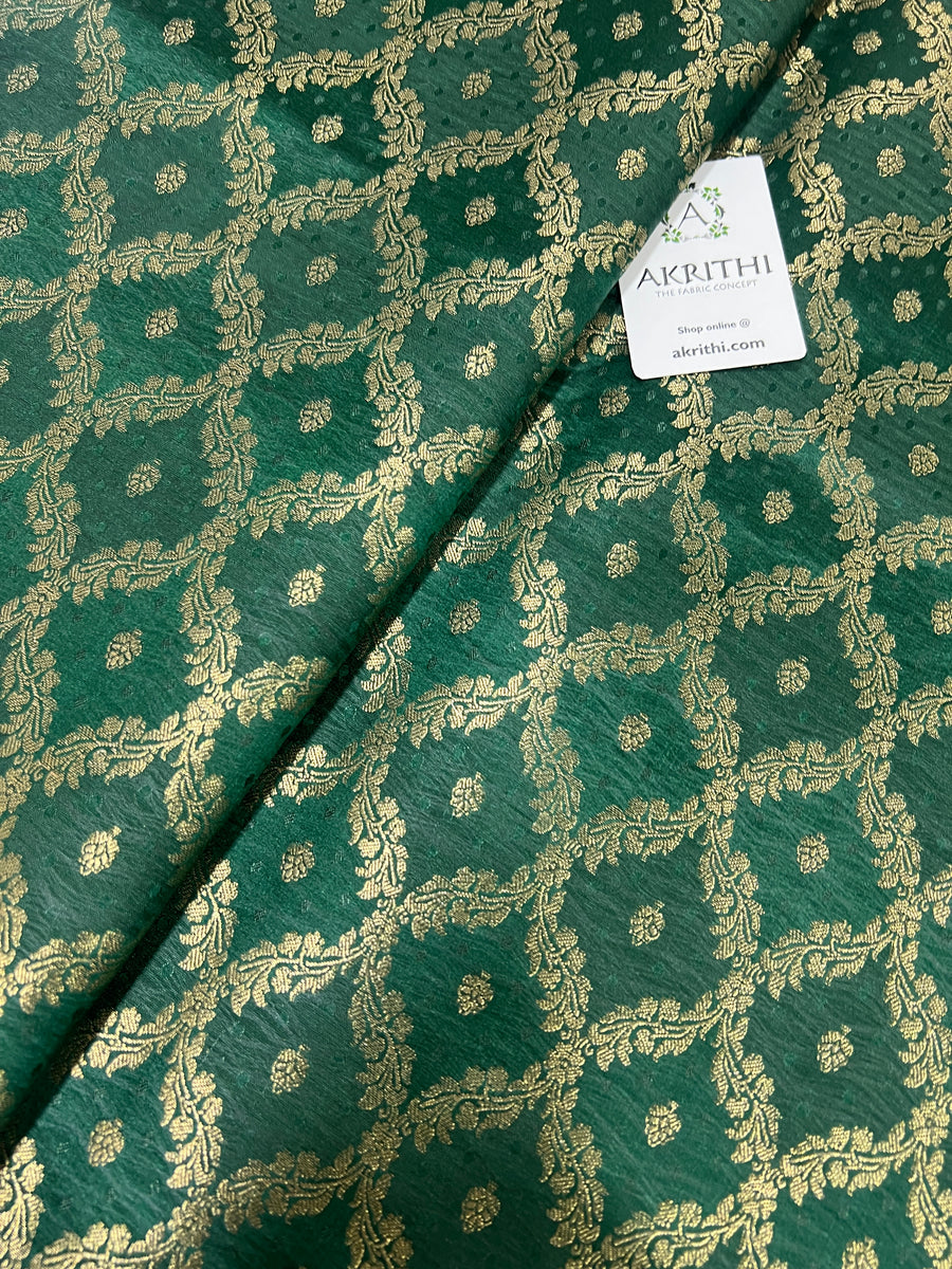 Pure Banarasi brocade fabric