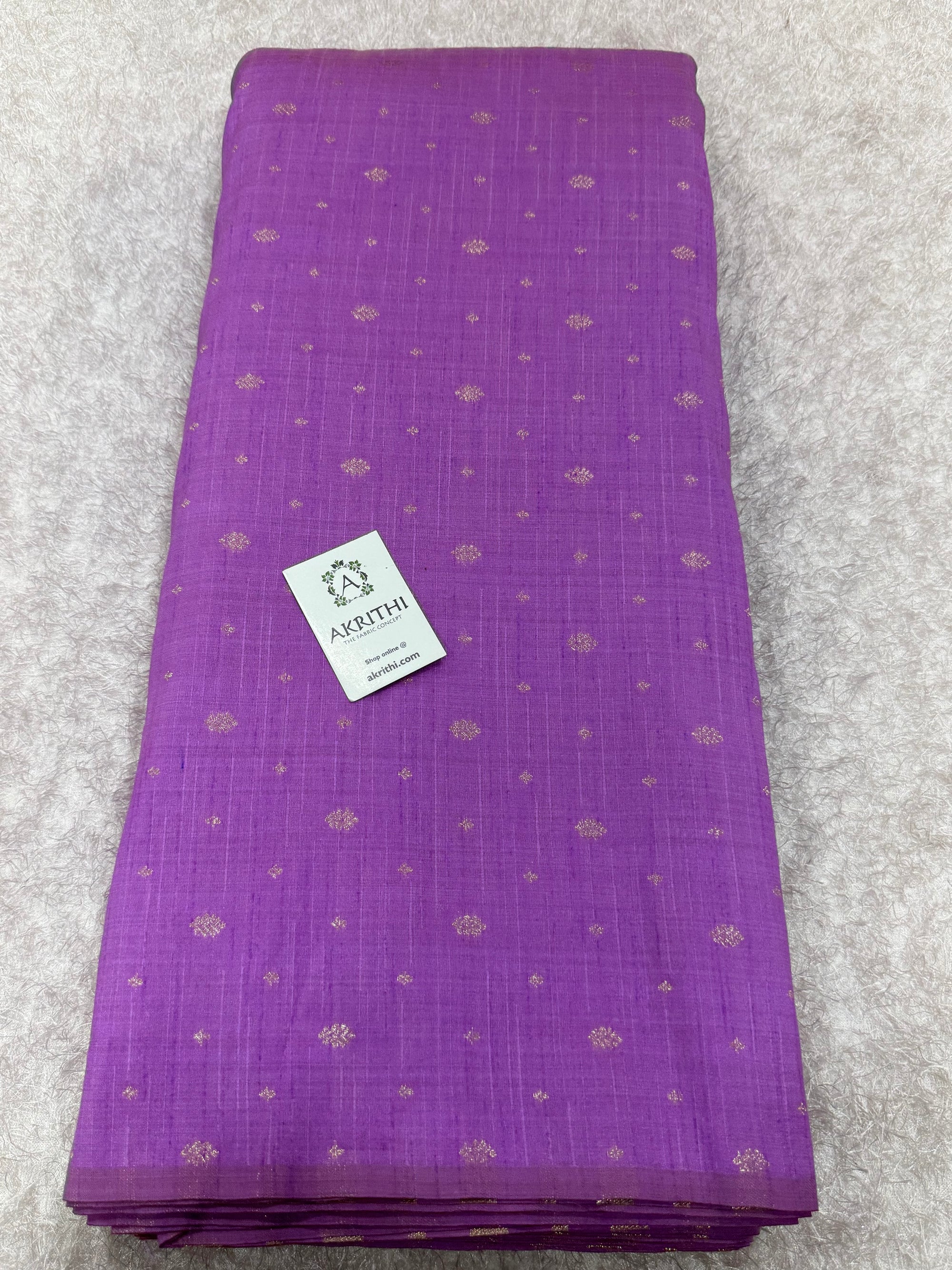Semi Banarasi raw silk fabric