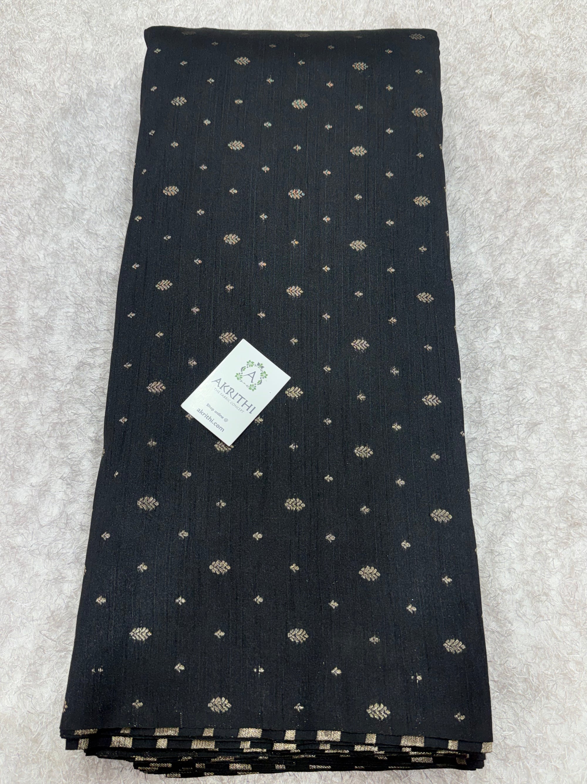 Semi Banarasi raw silk fabric