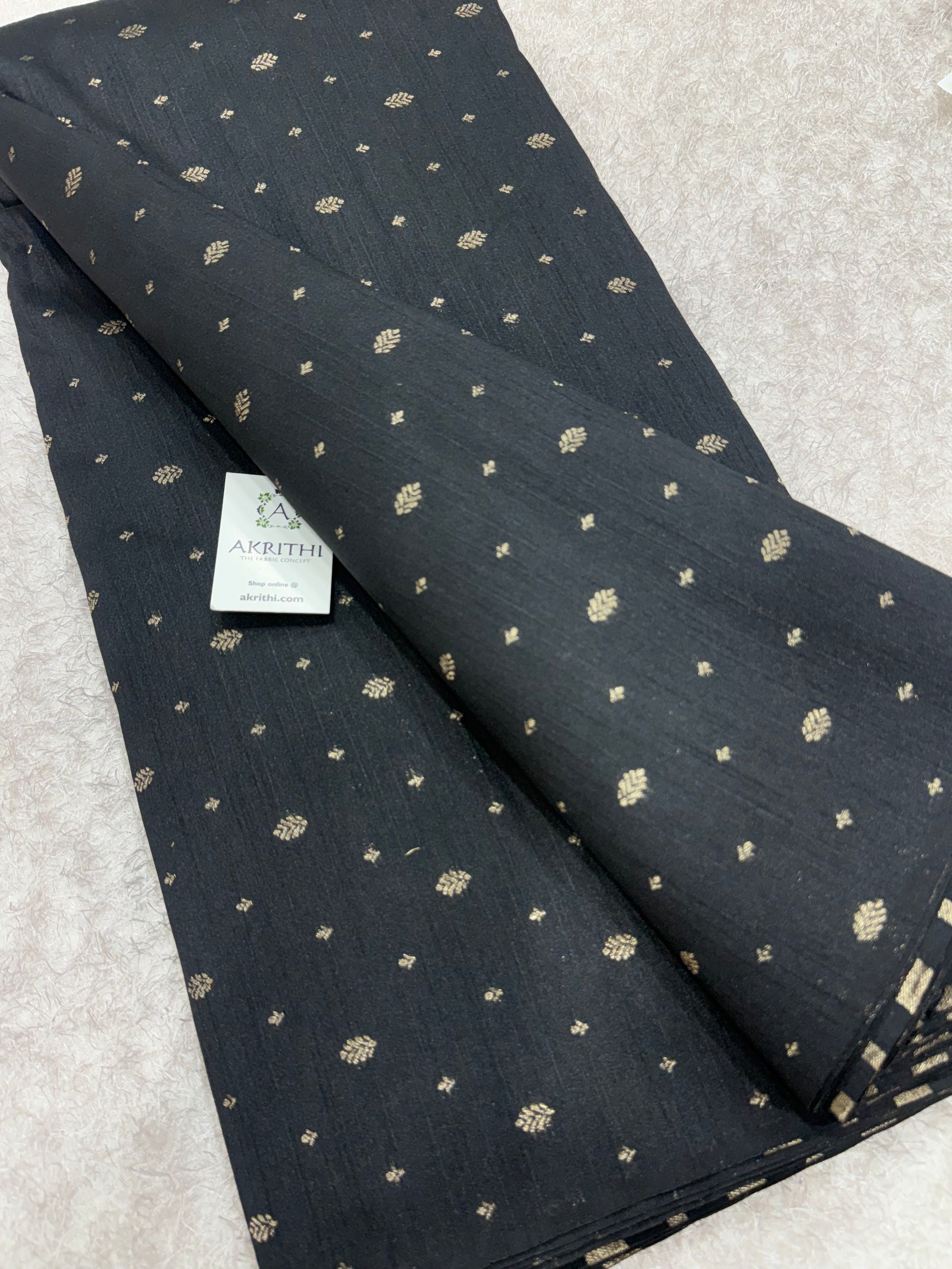 Semi Banarasi raw silk fabric