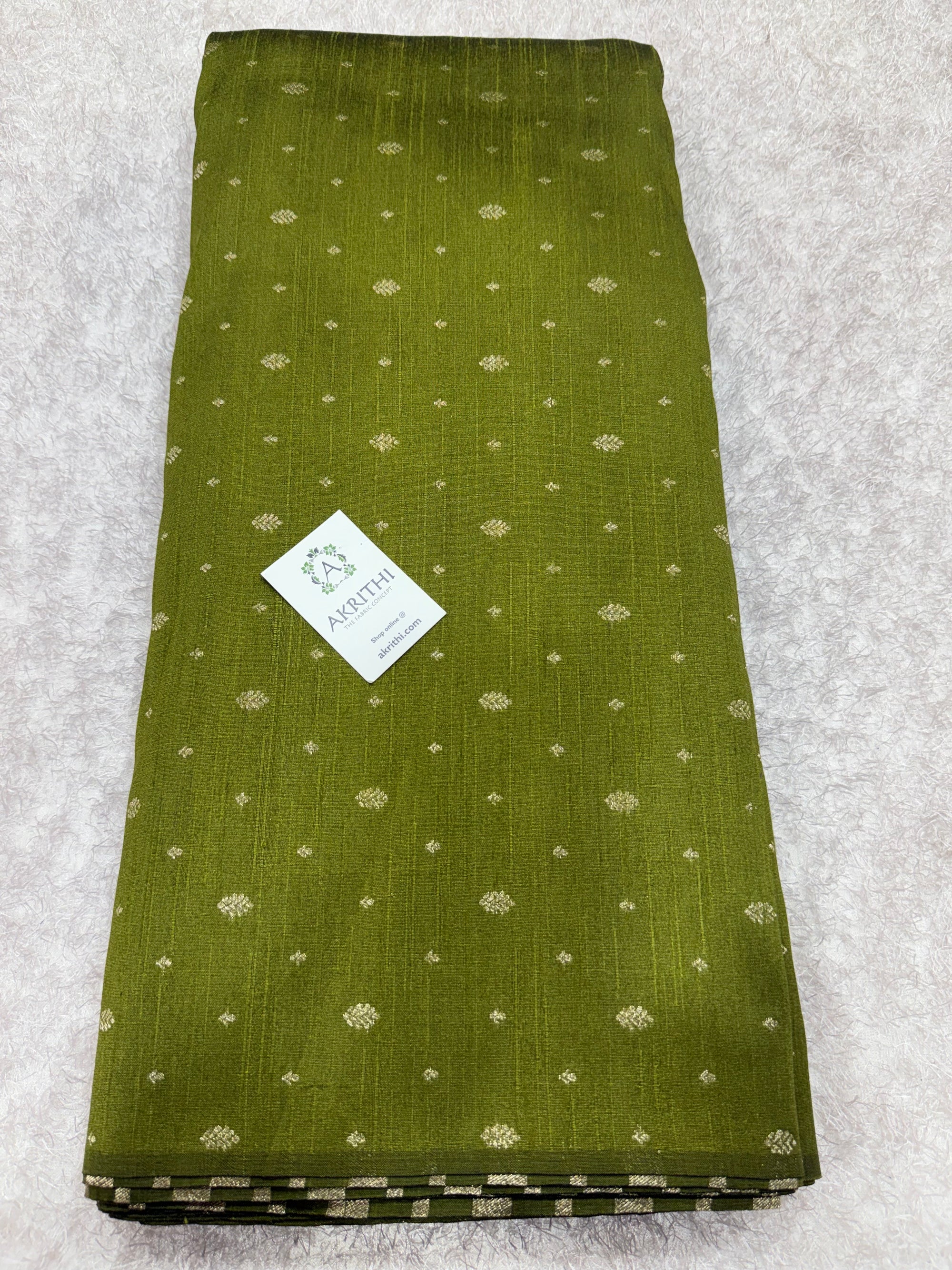 Semi Banarasi raw silk fabric