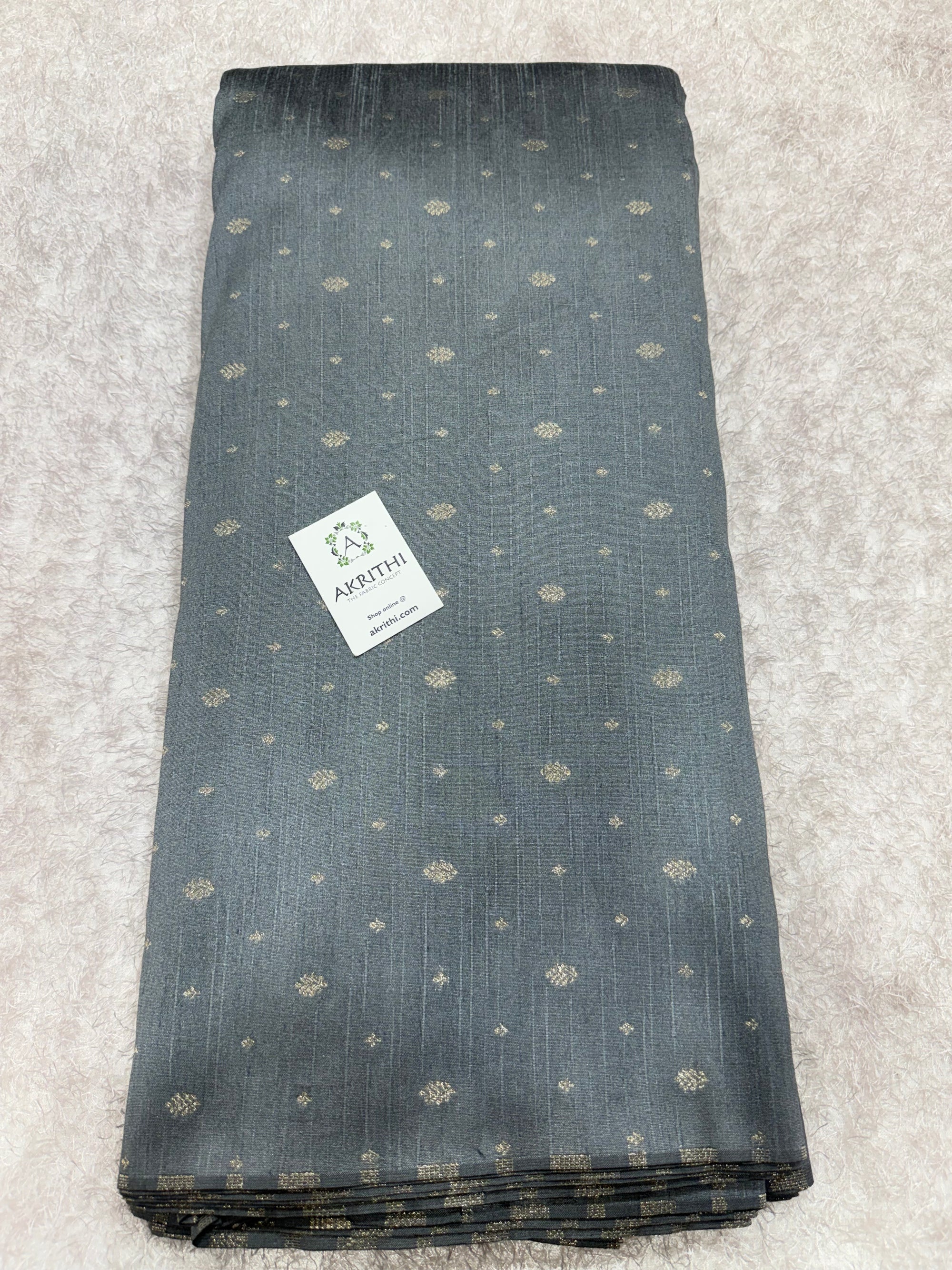 Semi Banarasi raw silk fabric