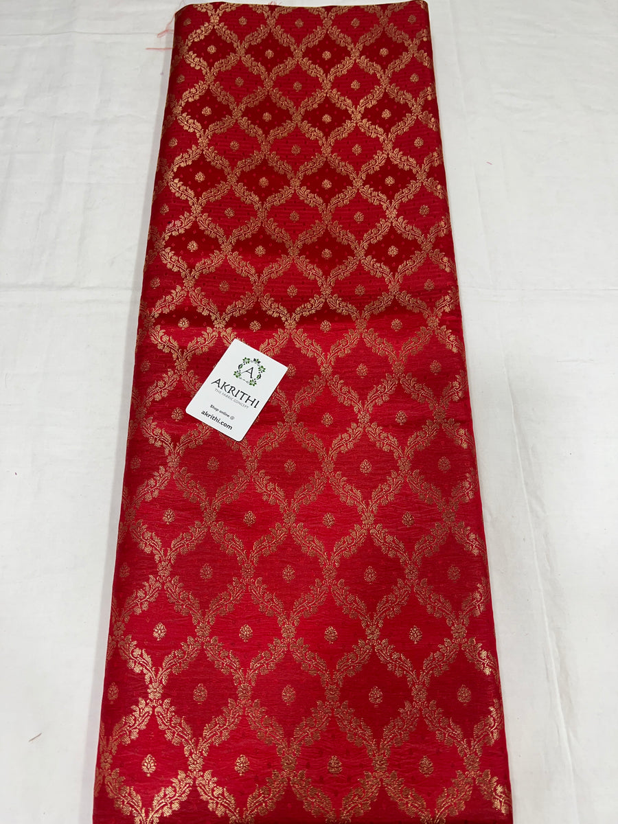 Pure Banarasi brocade fabric