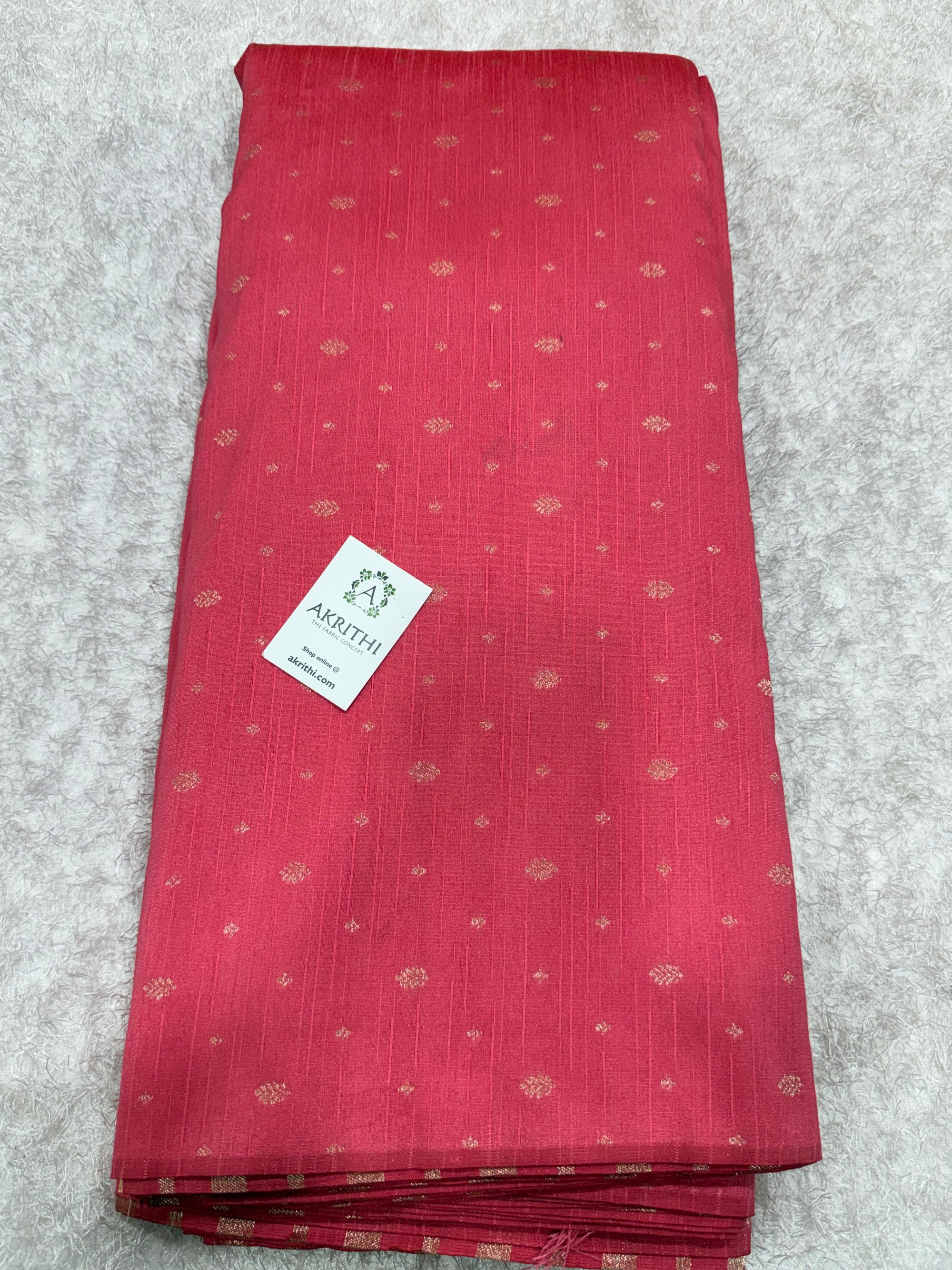 Semi Banarasi raw silk fabric