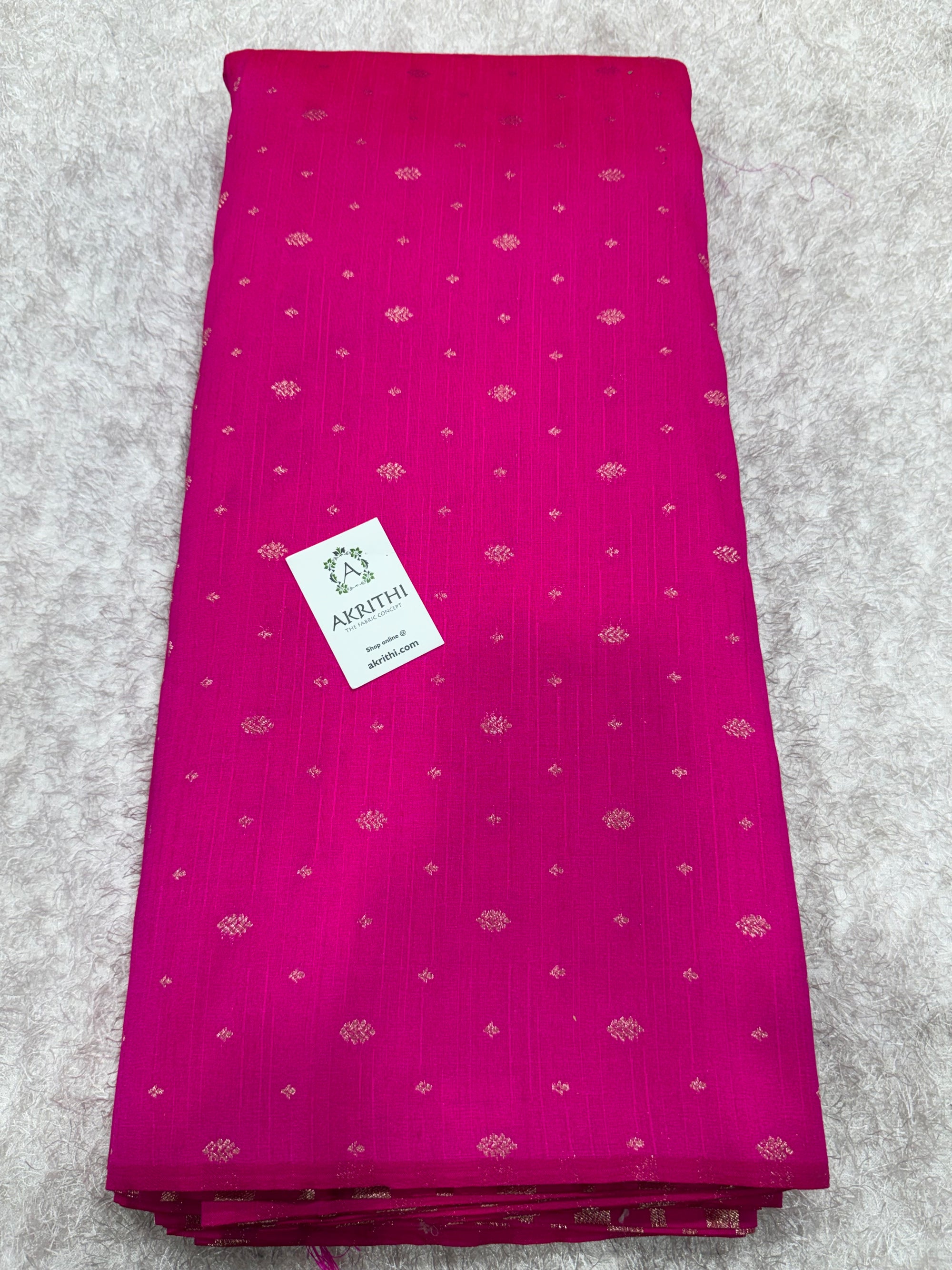Semi Banarasi raw silk fabric
