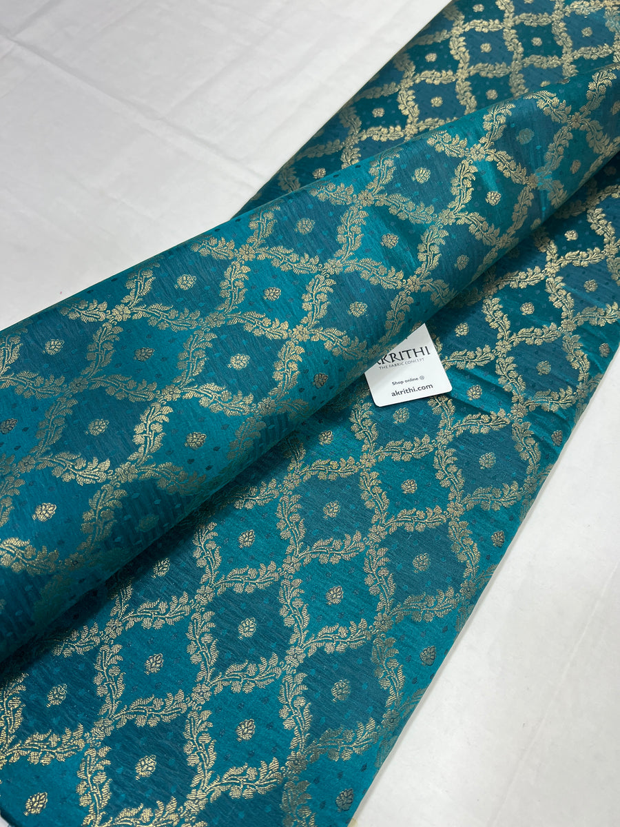 Pure Banarasi brocade fabric