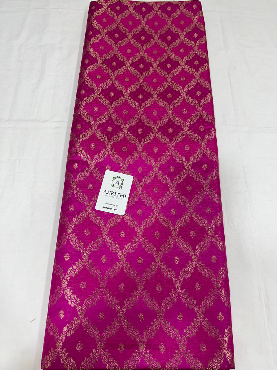 Pure Banarasi brocade fabric