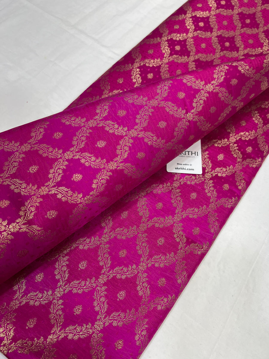 Pure Banarasi brocade fabric