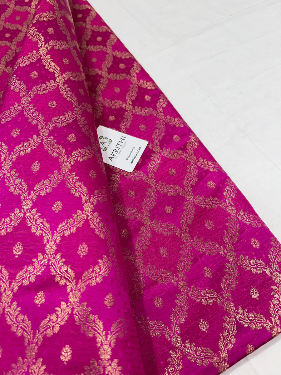 Pure Banarasi brocade fabric