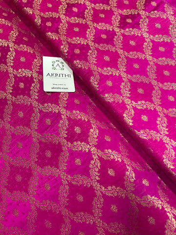 Pure Banarasi brocade fabric