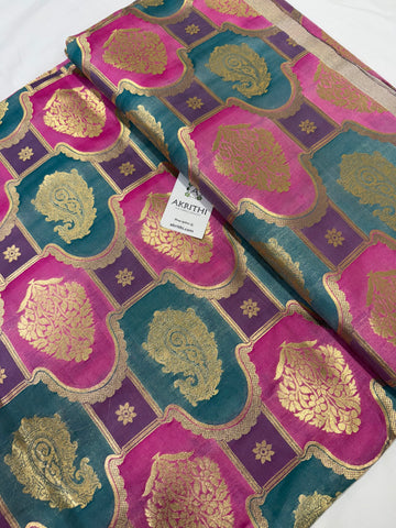 Pure Banarasi brocade fabric