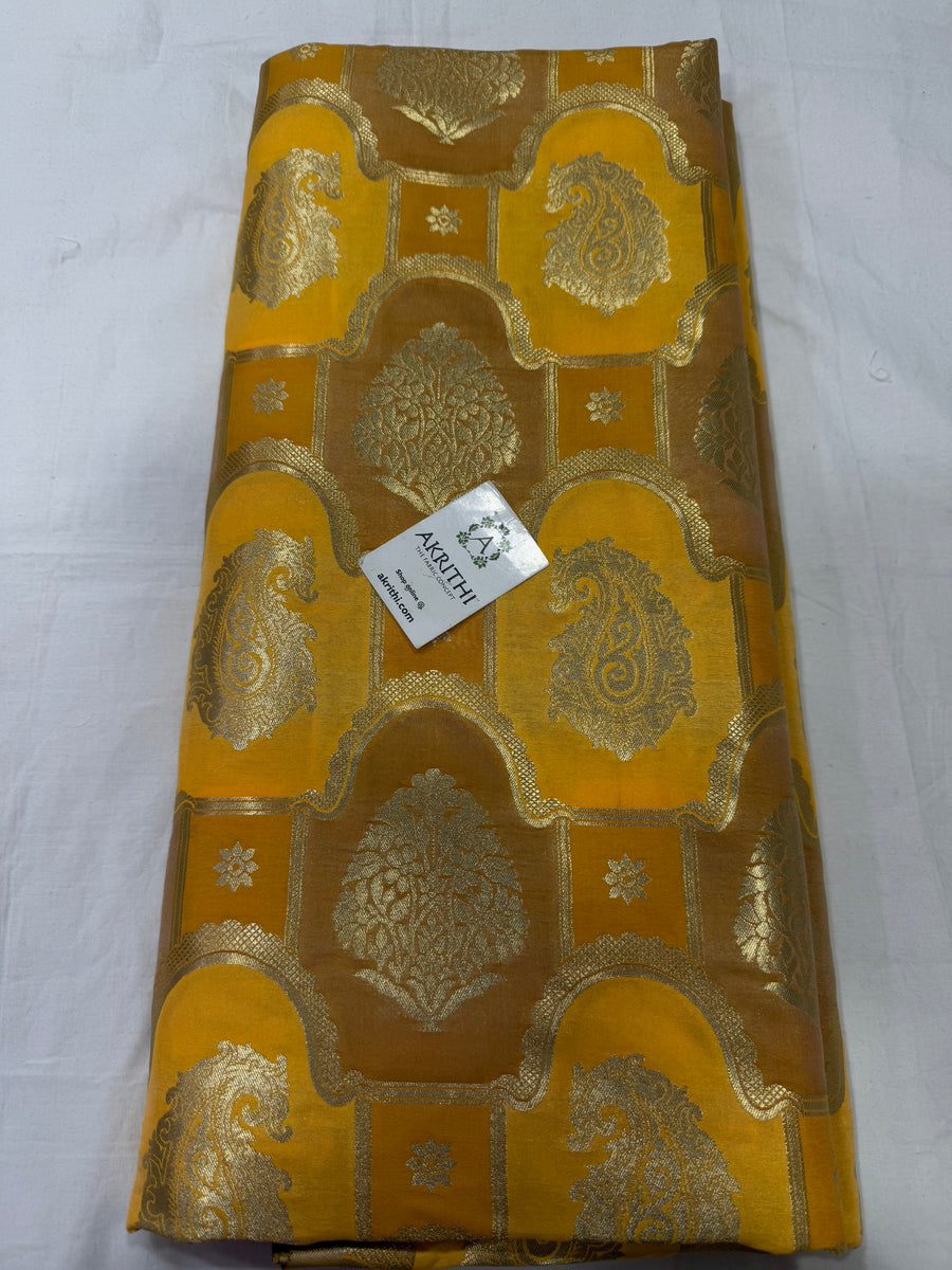 Pure Banarasi brocade fabric