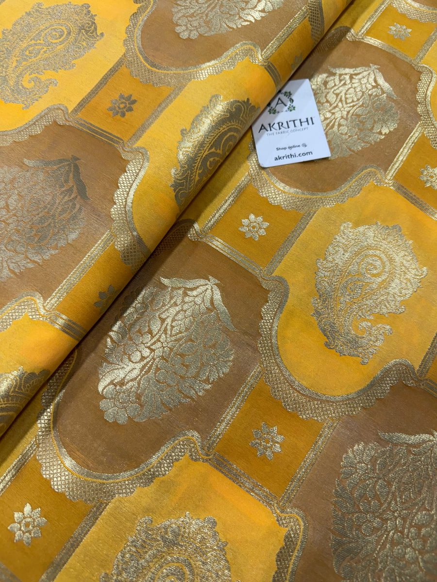 Pure Banarasi brocade fabric