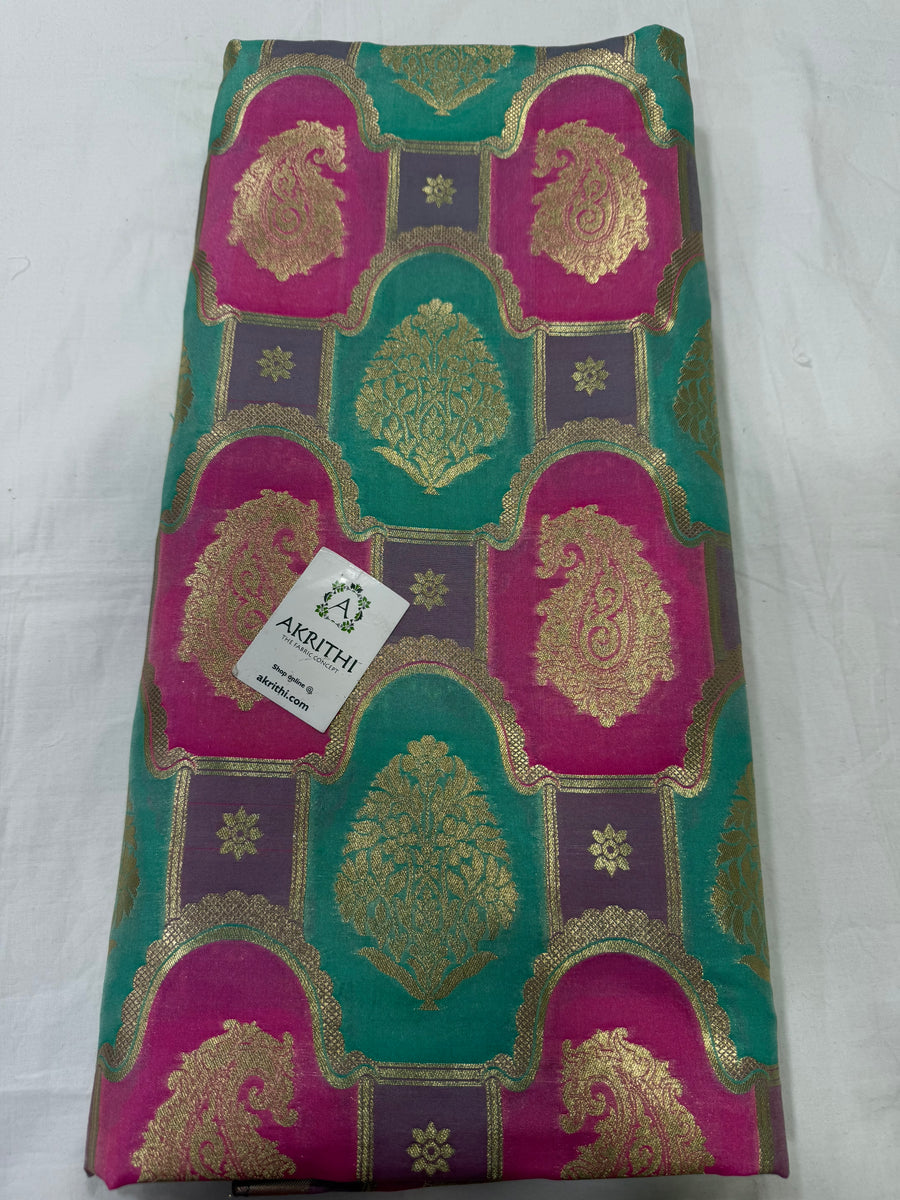 Pure Banarasi brocade fabric