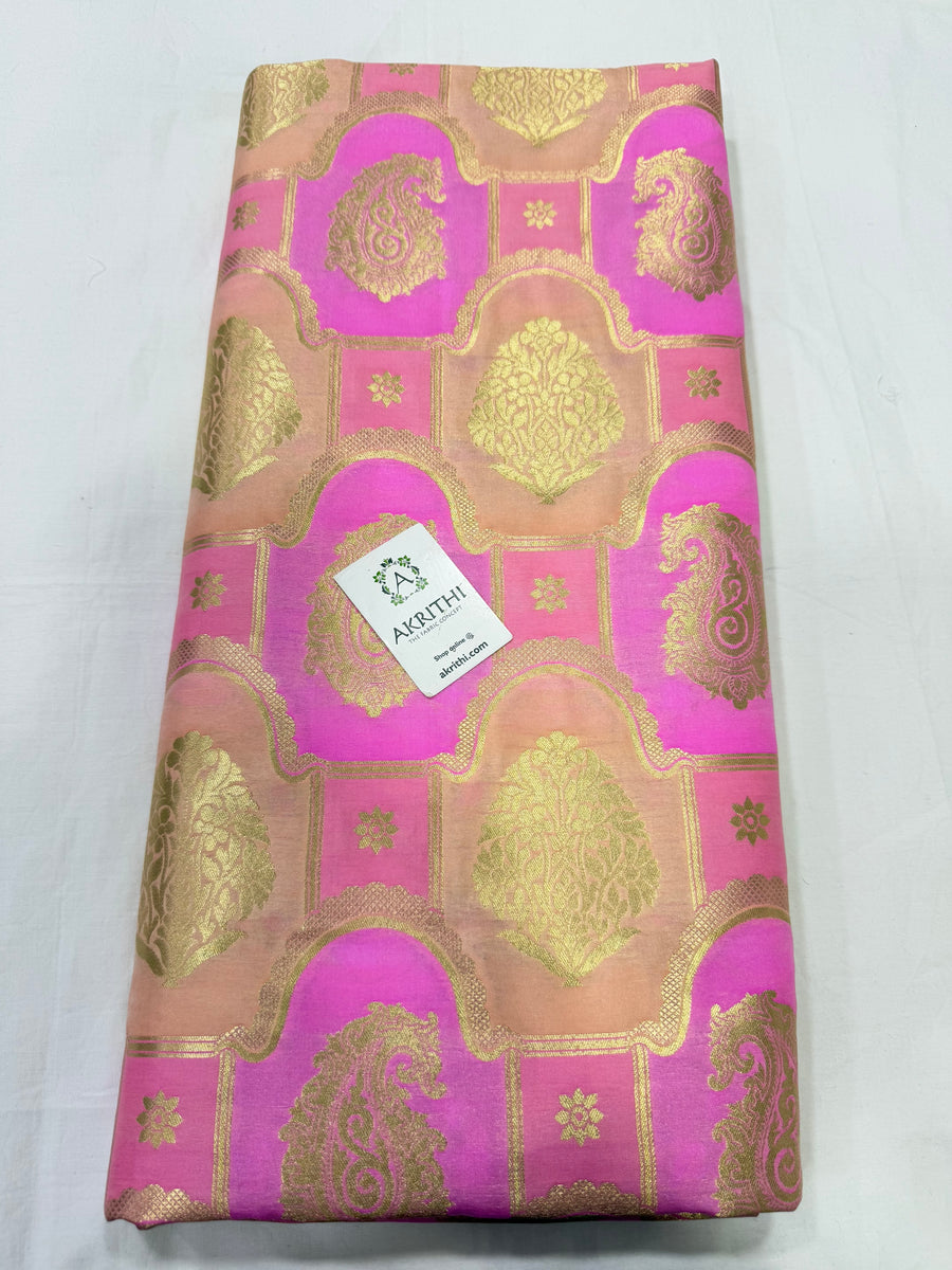 Pure Banarasi brocade fabric