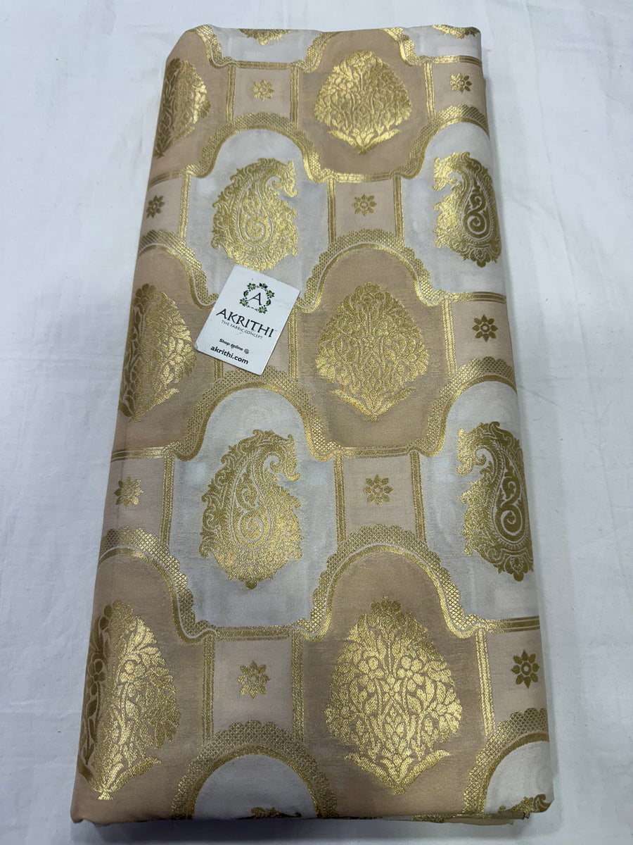 Pure Banarasi brocade fabric