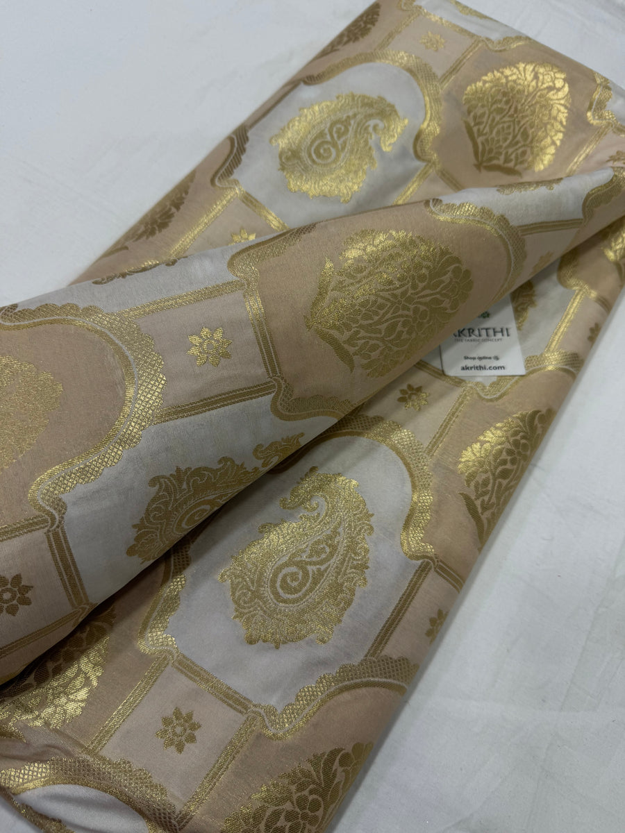 Pure Banarasi brocade fabric