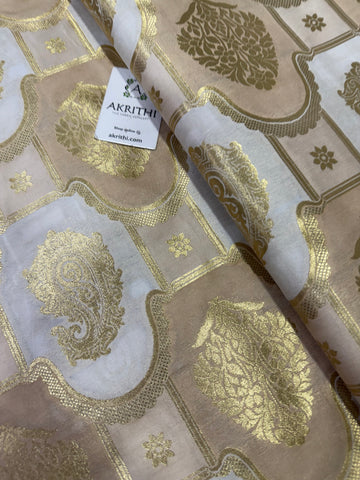 Pure Banarasi brocade fabric