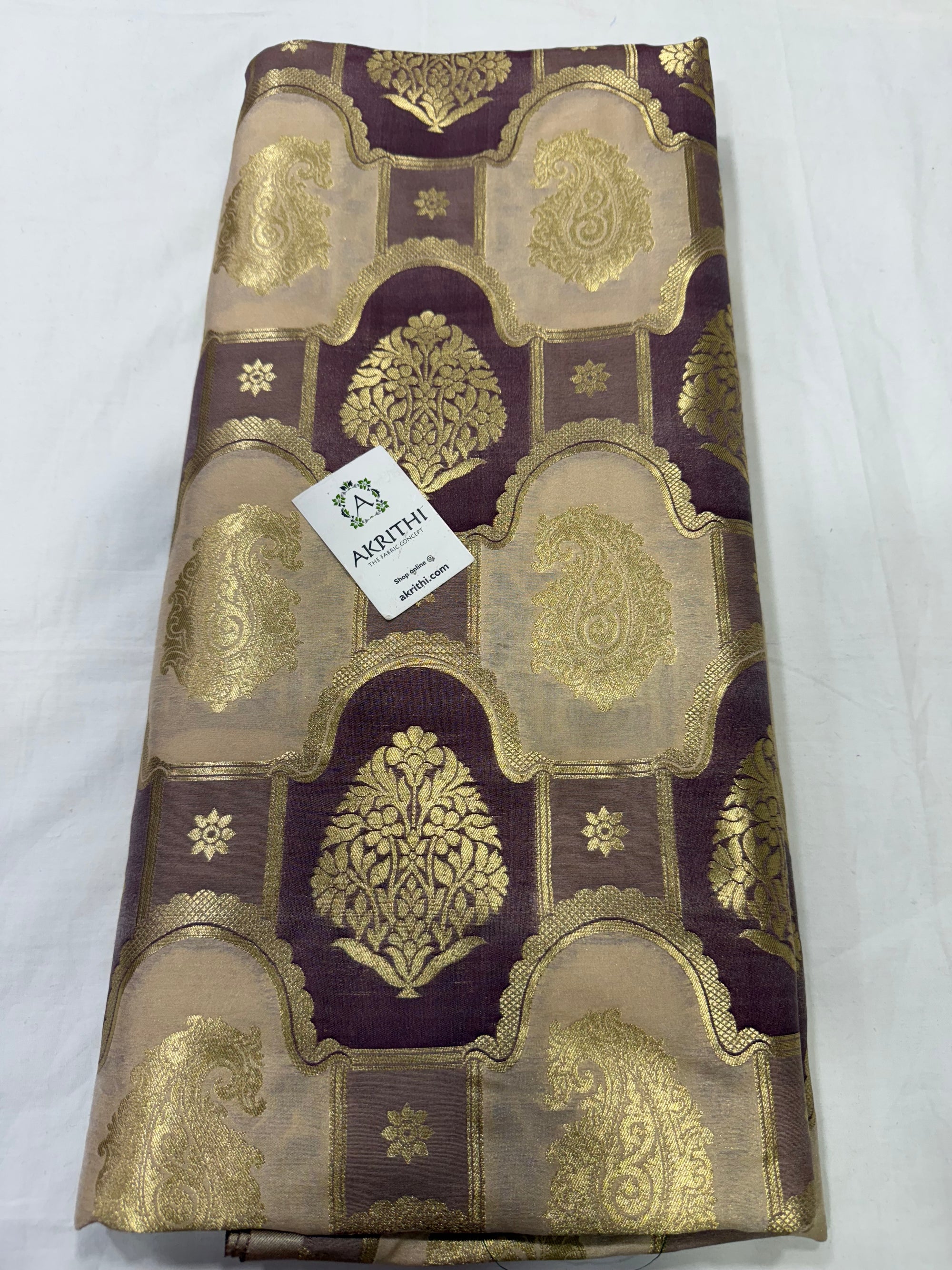 Pure Banarasi brocade fabric