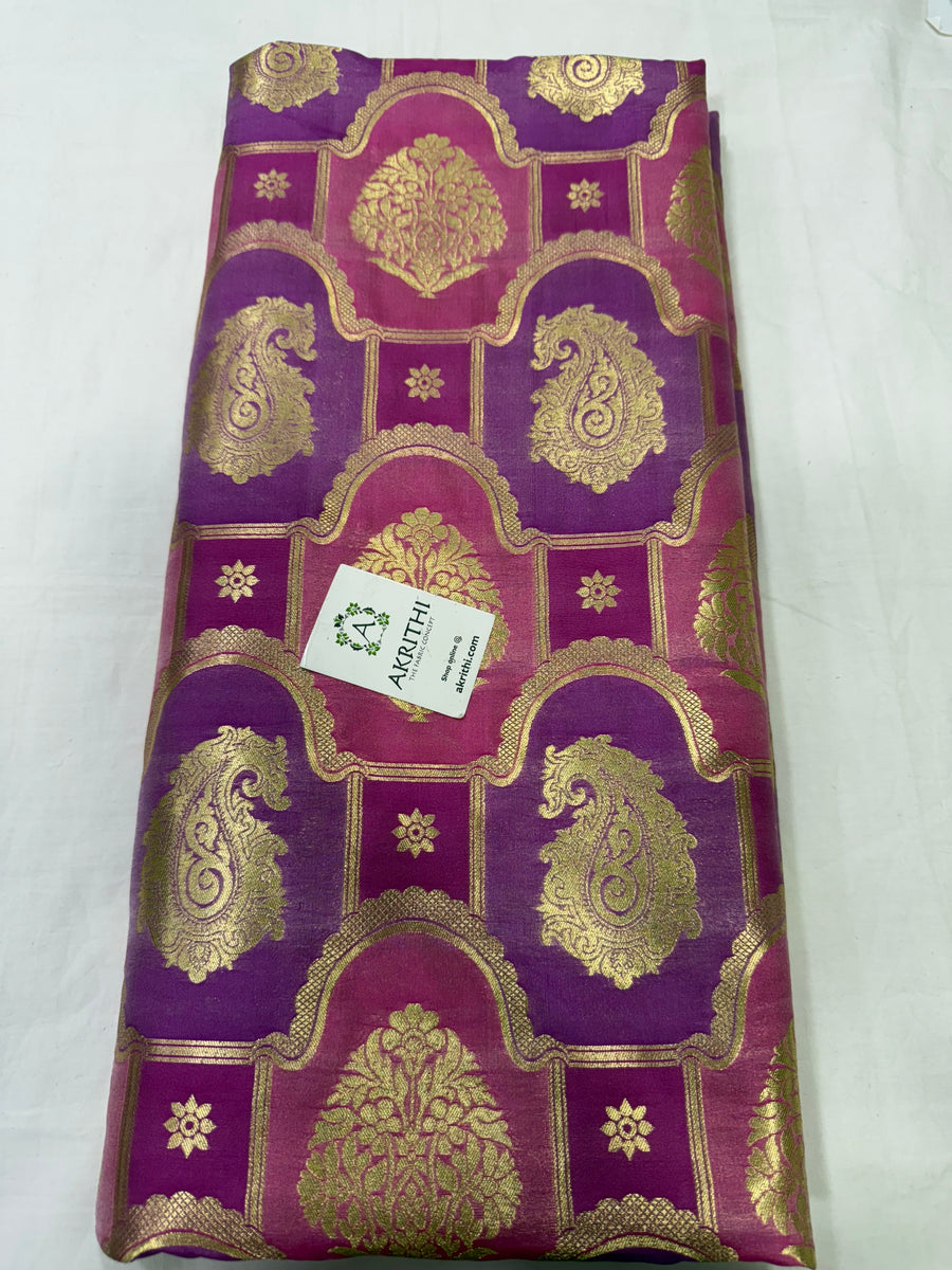 Pure Banarasi brocade fabric