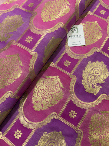 Pure Banarasi brocade fabric