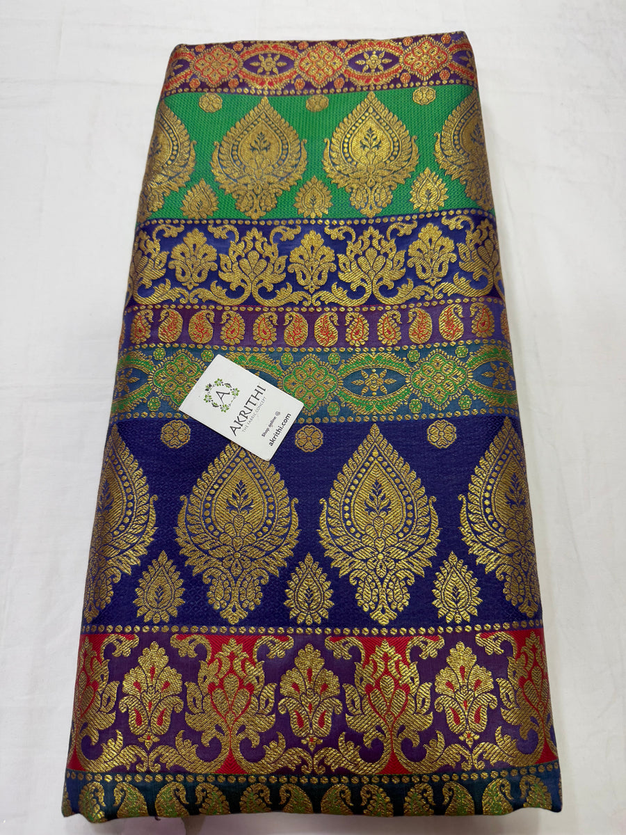 Pure Banarasi brocade fabric