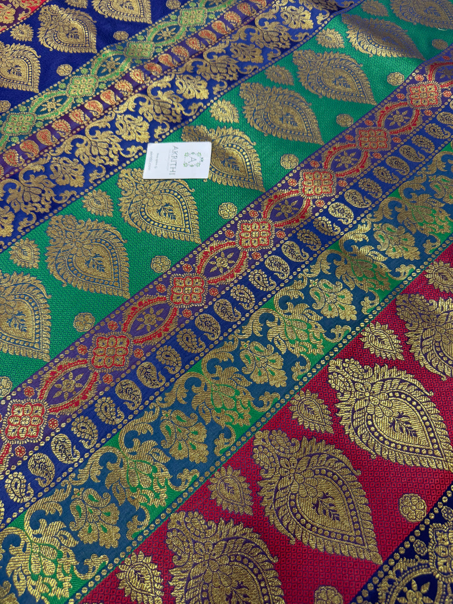 Pure Banarasi brocade fabric