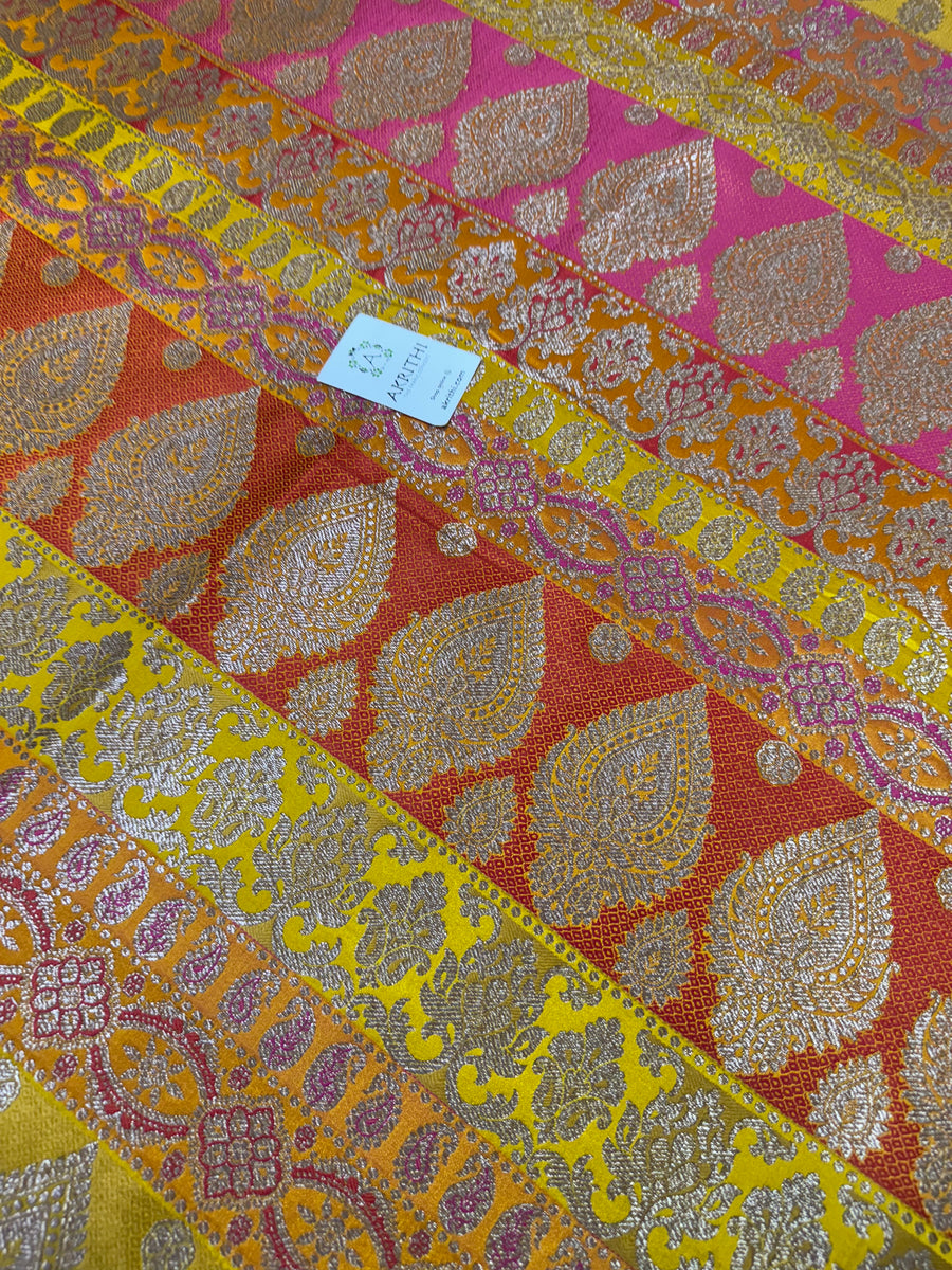 Pure Banarasi brocade fabric