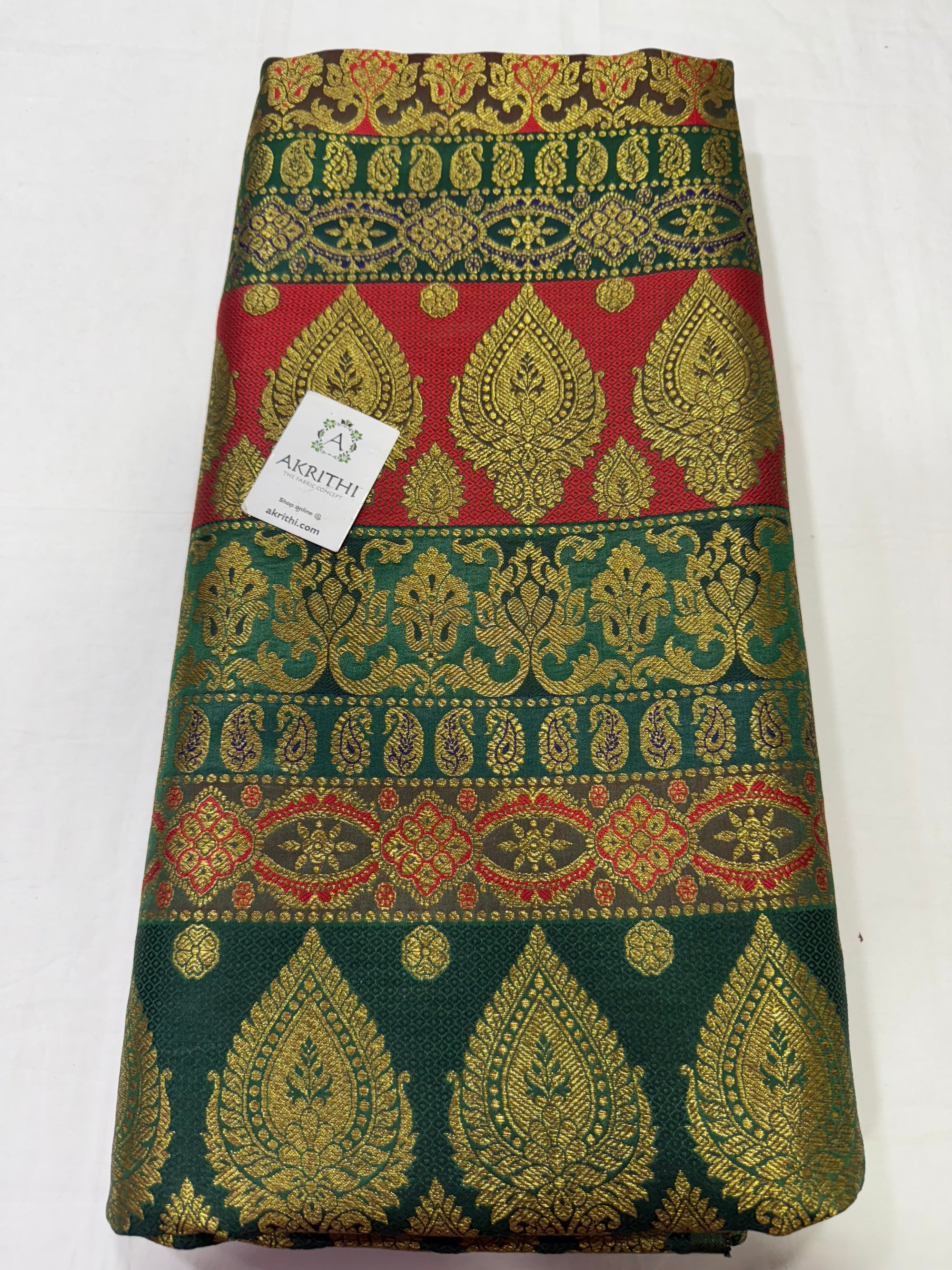 Pure Banarasi brocade fabric