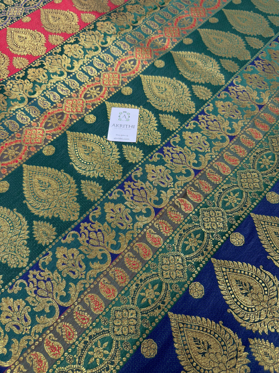 Pure Banarasi brocade fabric