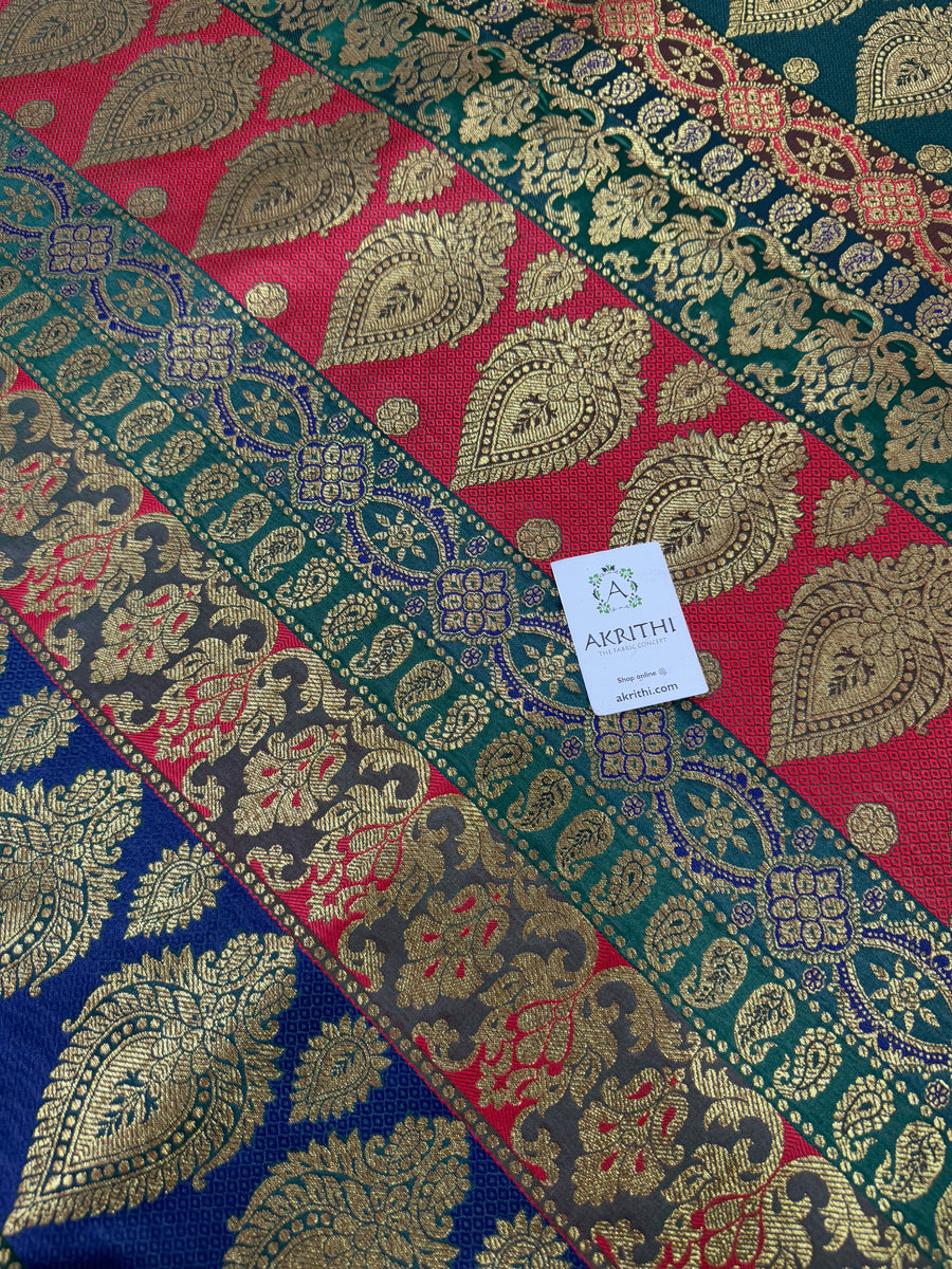 Pure Banarasi brocade fabric