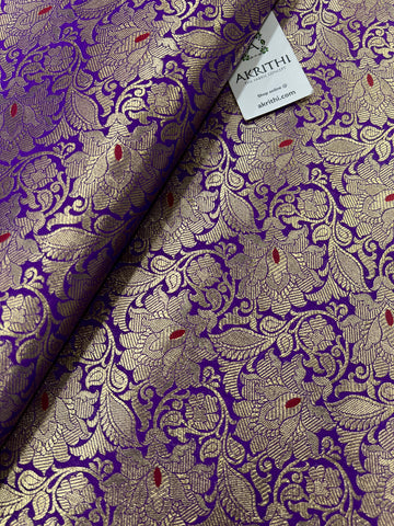 Pure Banarasi brocade fabric