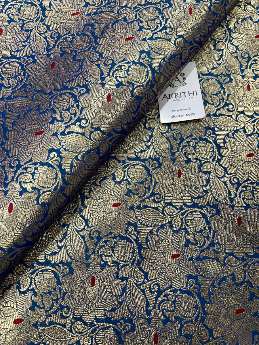 Pure Banarasi brocade fabric