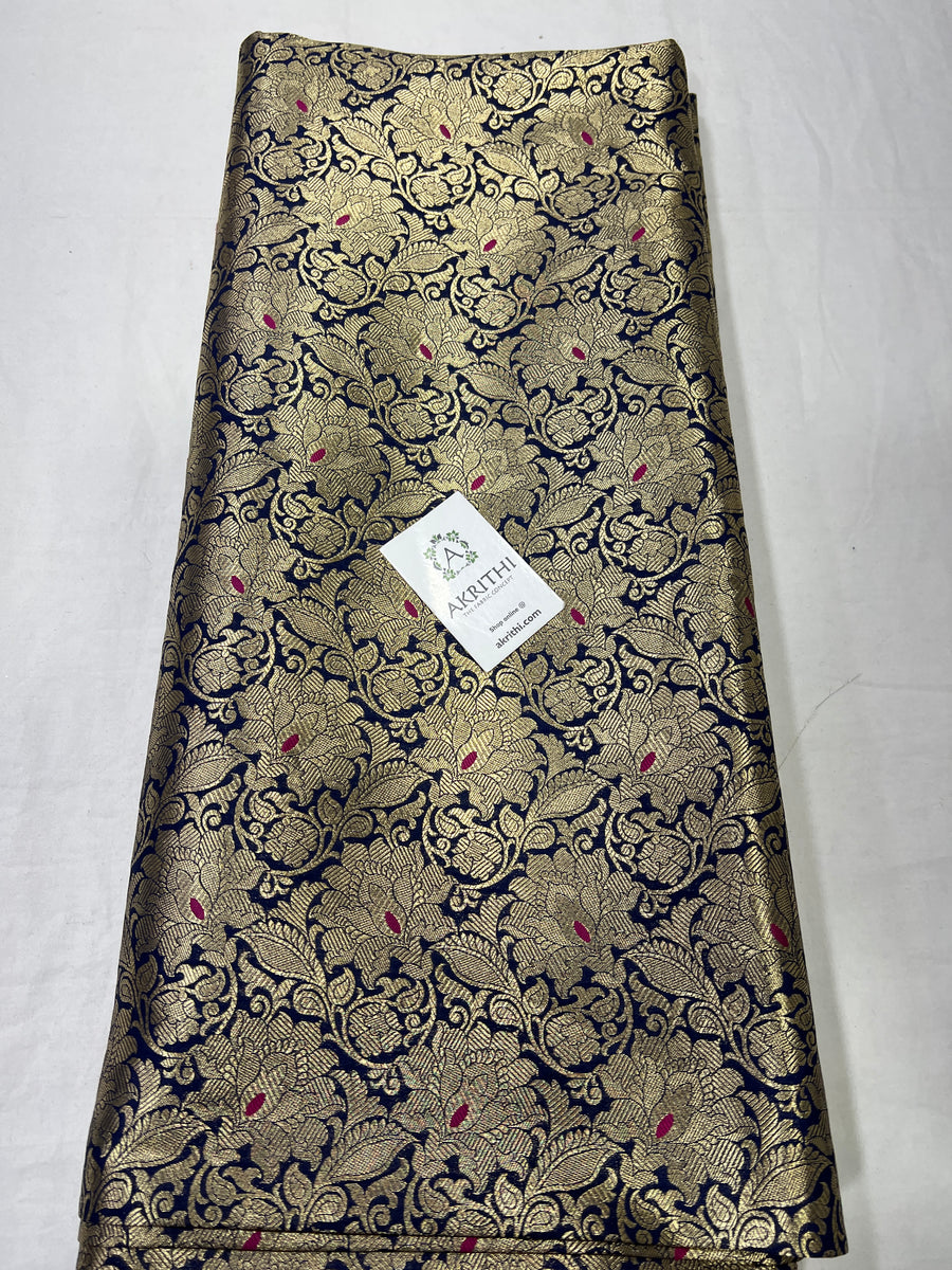 Pure Banarasi brocade fabric