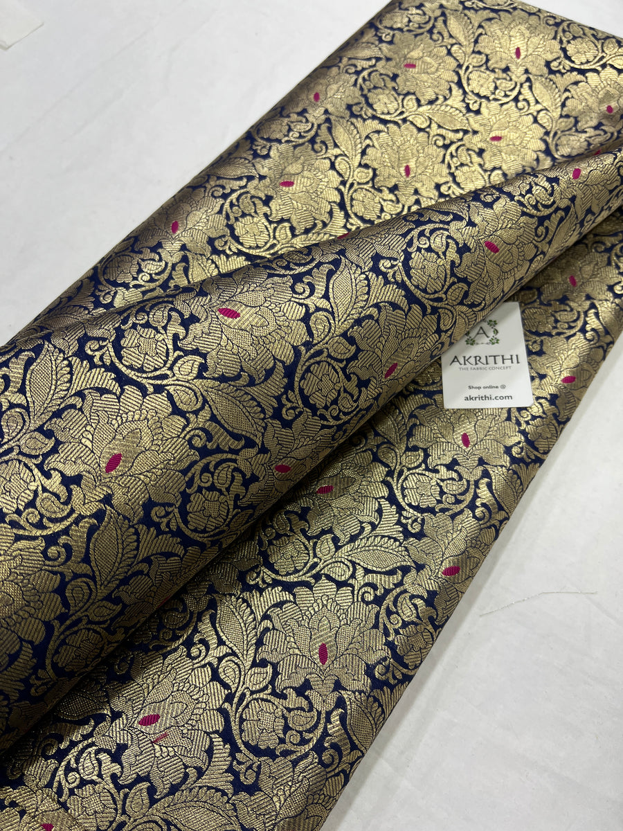 Pure Banarasi brocade fabric