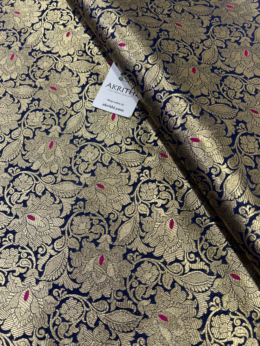 Pure Banarasi brocade fabric