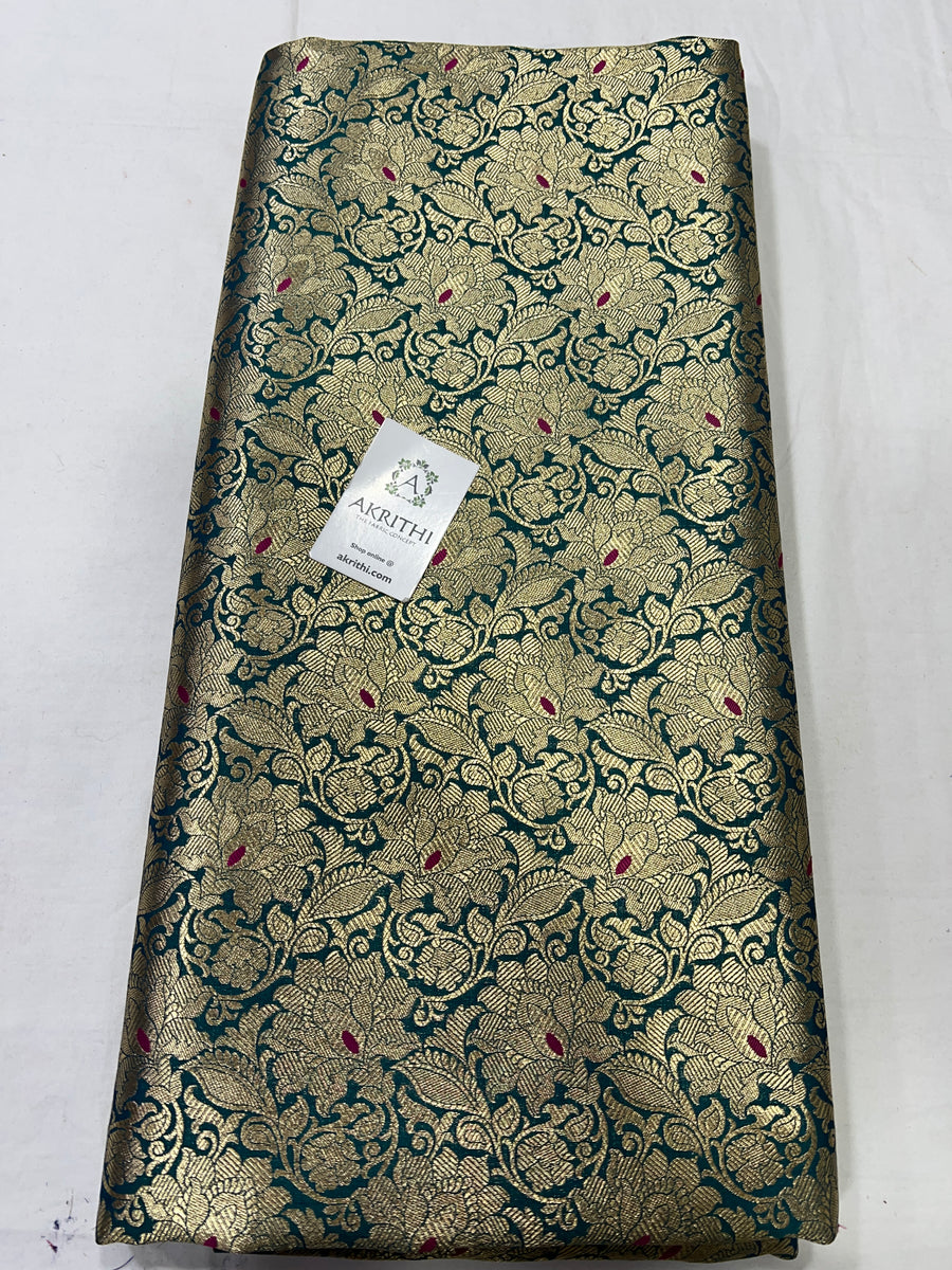 Pure Banarasi brocade fabric