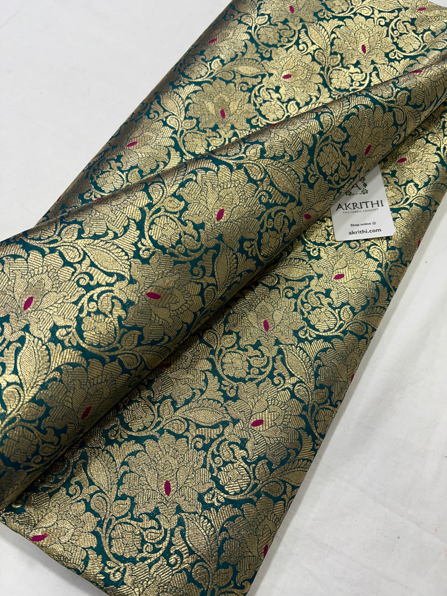 Pure Banarasi brocade fabric