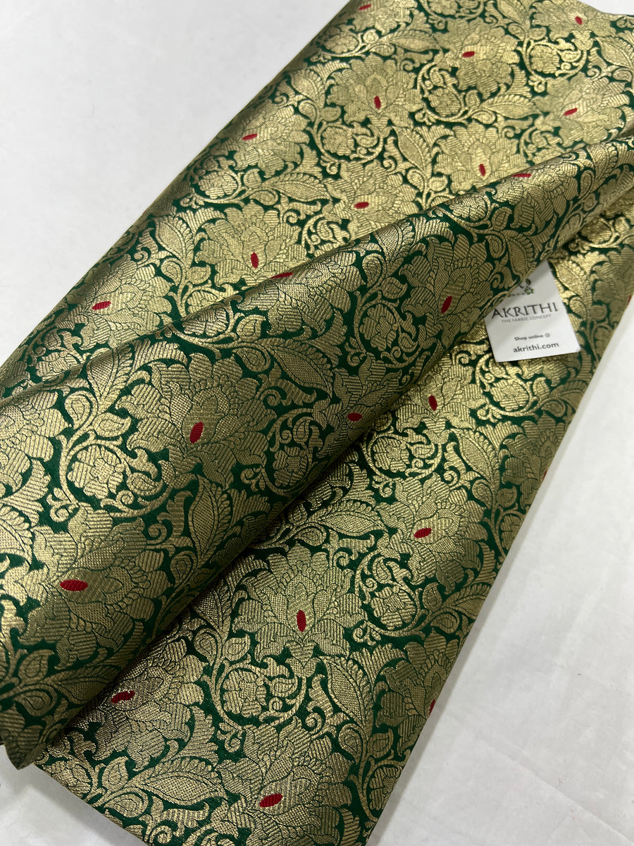 Pure Banarasi brocade fabric