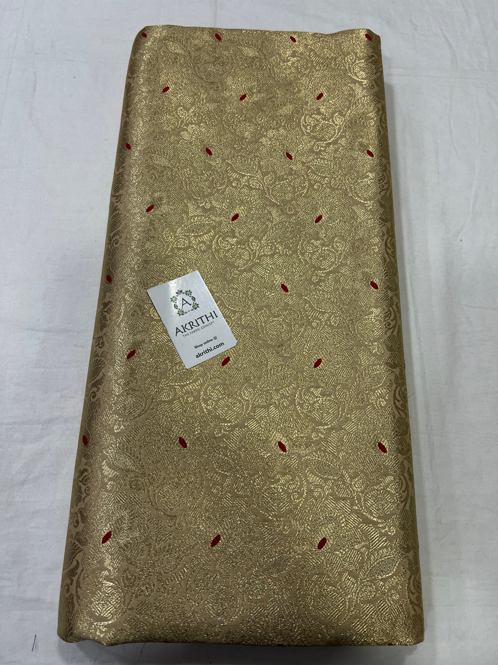 Pure Banarasi brocade fabric