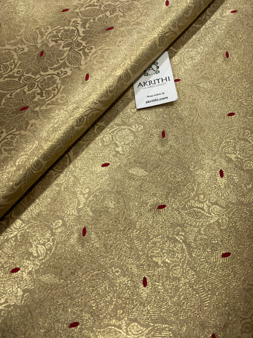 Pure Banarasi brocade fabric