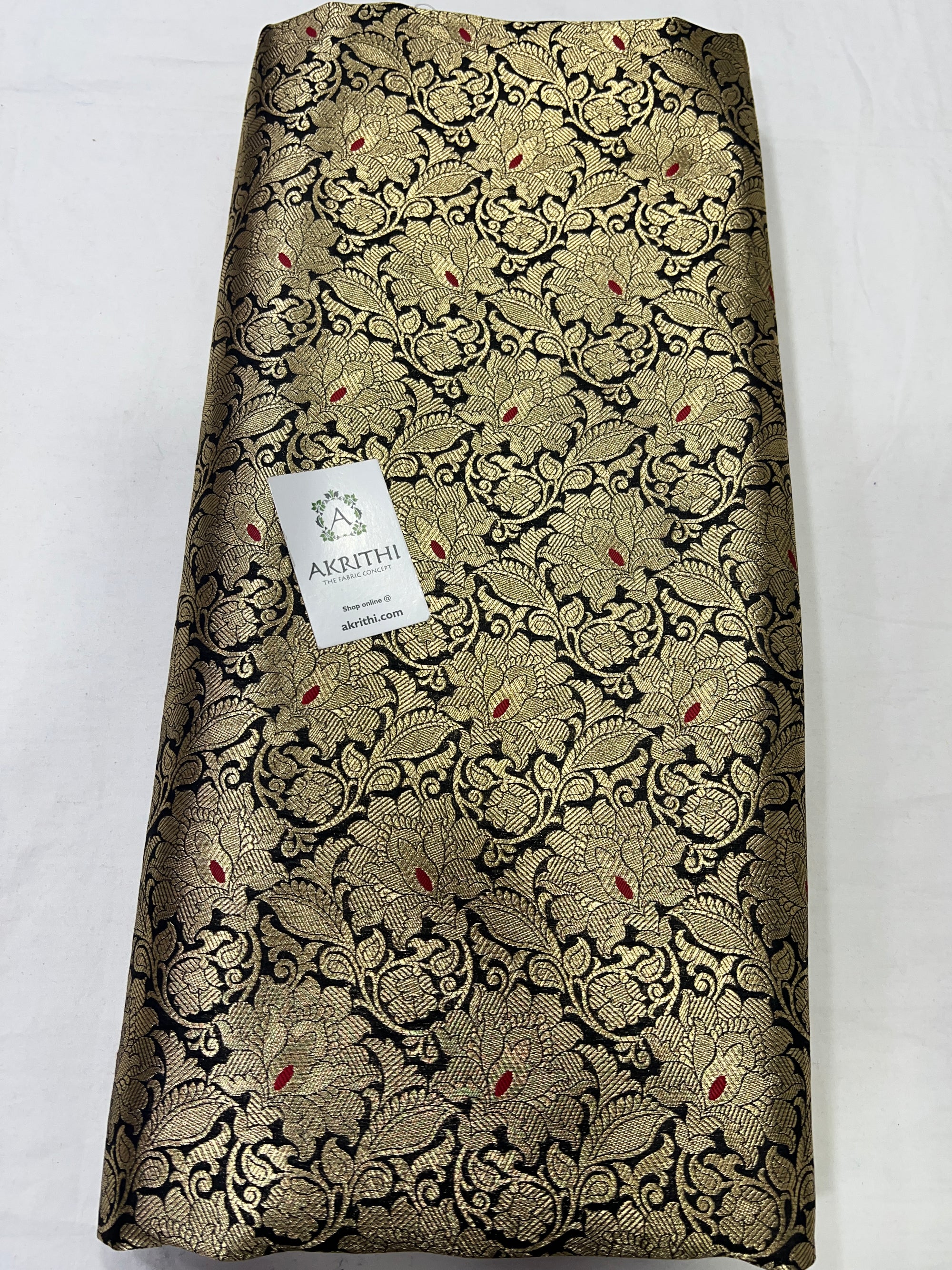 Pure Banarasi brocade fabric