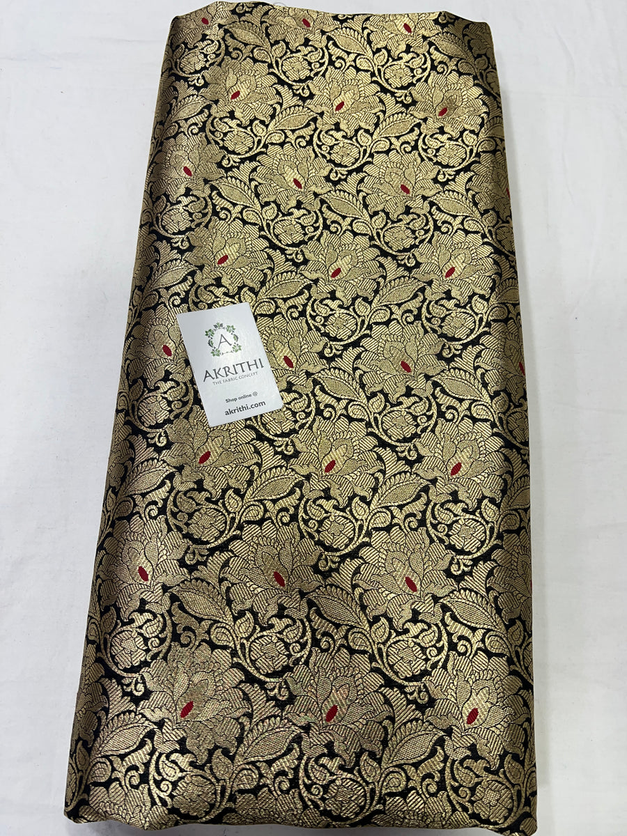 Pure Banarasi brocade fabric