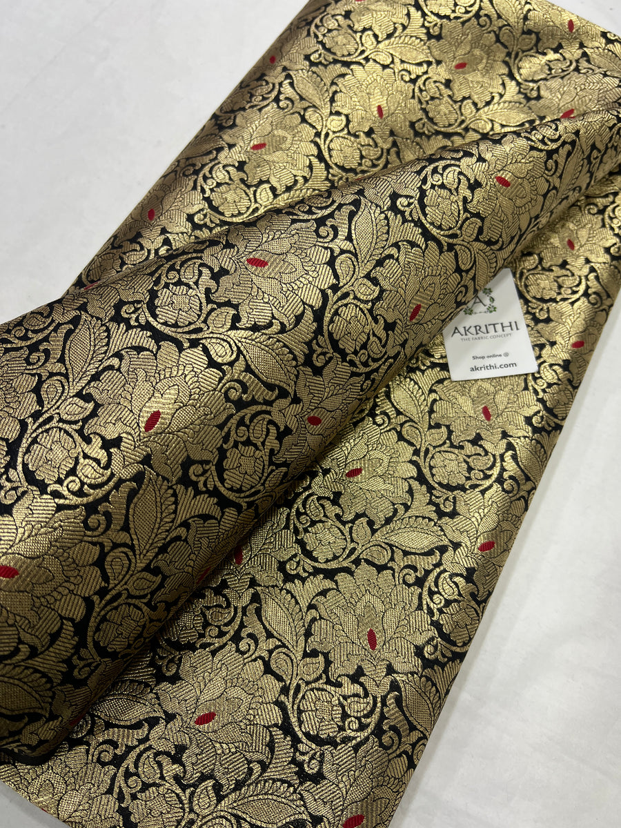 Pure Banarasi brocade fabric