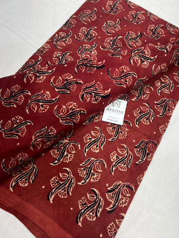 Hand block Printed pure cotton fabric