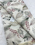 Printed viscose silk fabric