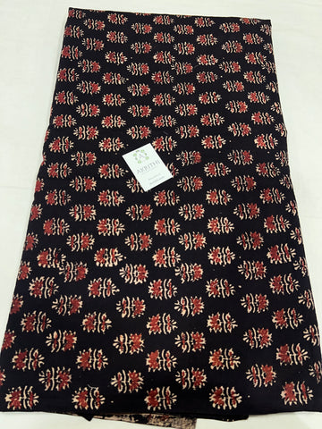 Hand block Printed pure cotton fabric