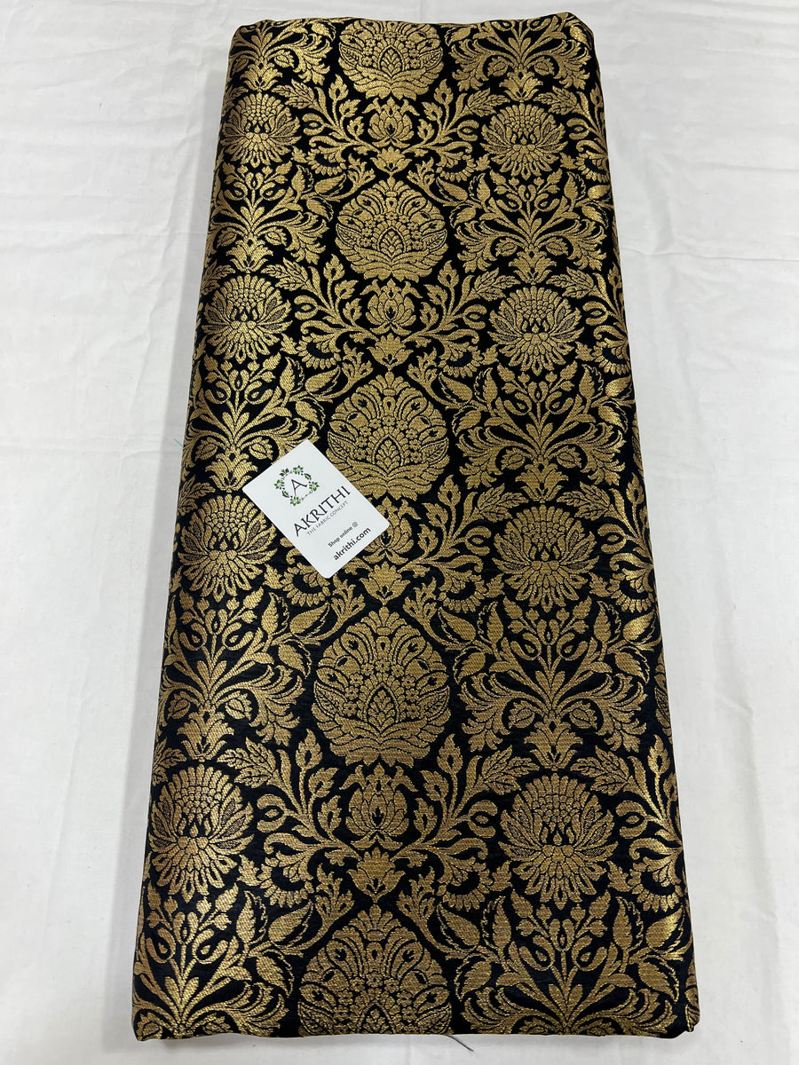 Pure Banarasi brocade fabric