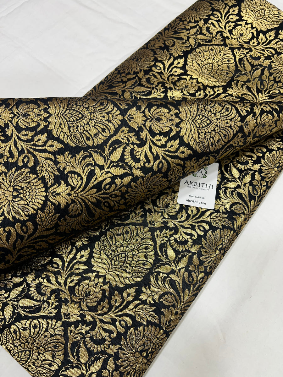 Pure Banarasi brocade fabric