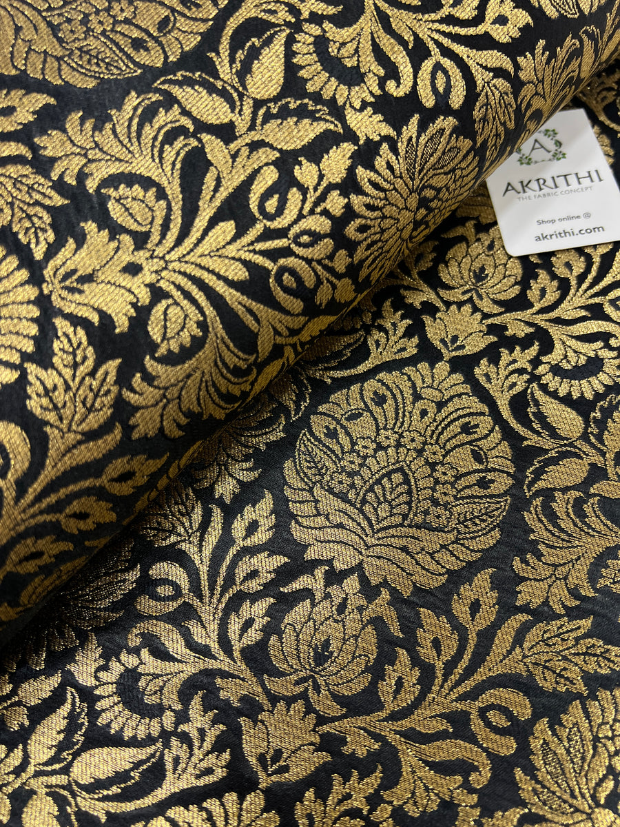 Pure Banarasi brocade fabric